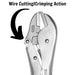 Teng Tools Flat Jaw Power Grip Plier 300mm Teng Tools - Town Tools 