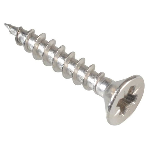 Forgefix Multi-Purpose Pozi Compatible Screw CSK ST S/Steel 3.5 x 20mm Box 200 ForgeFix - Town Tools