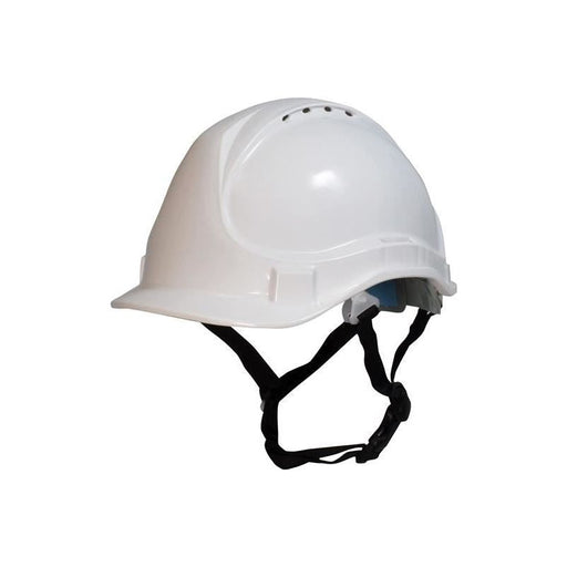 Scan Short Peak Safety Helmet White Scan - Town Tools