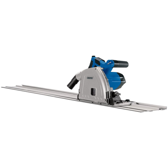 Draper Plunge Saw with Rail, 165mm, 1200W 57341 Draper - Town Tools 