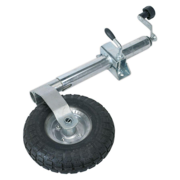 Sealey Jockey Wheel & Clamp48mm260mm Pneumatic Wheel TB372 Sealey - Town Tools 