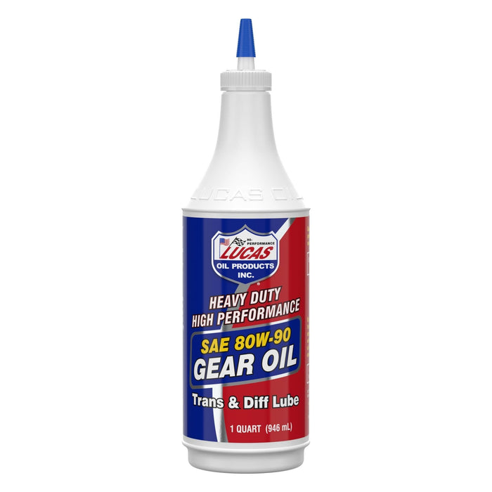 Lucas Oil 80W90 Gear Oil 946Ml 10043 Lucas Oil Oil - Town Tools 