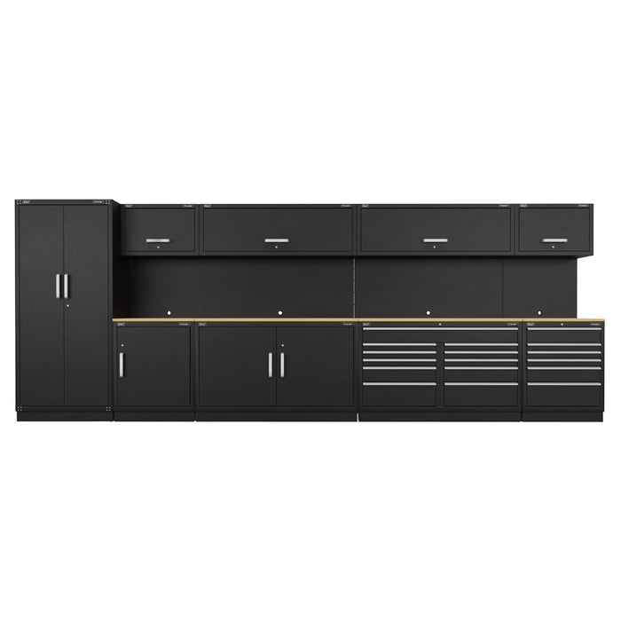 Sealey Premier Premier Storage System with Oak Worktop 5.6m APMSOAK Sealey Premier - Town Tools 