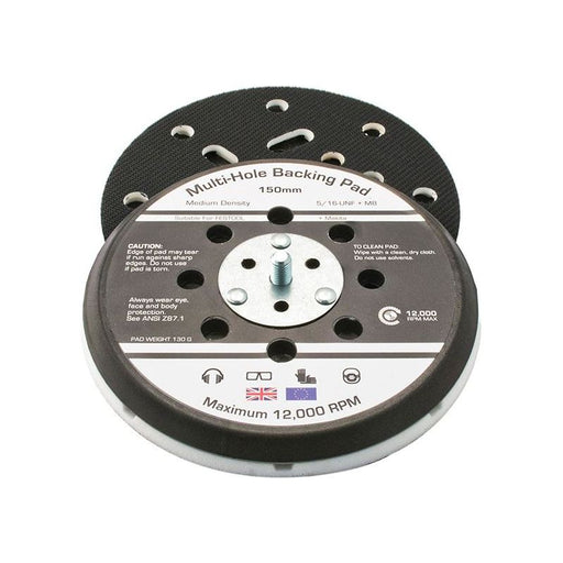 Flexipads World Class Dual Action Sander Pad 150mm GRIP® Multi 5/16 UNF +M8 Flexipads World Class - Town Tools