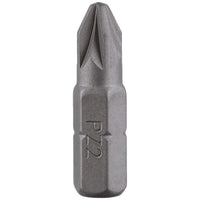 Teng Tools 1/4" PZ Bits 25mm PZ2 3 pcs