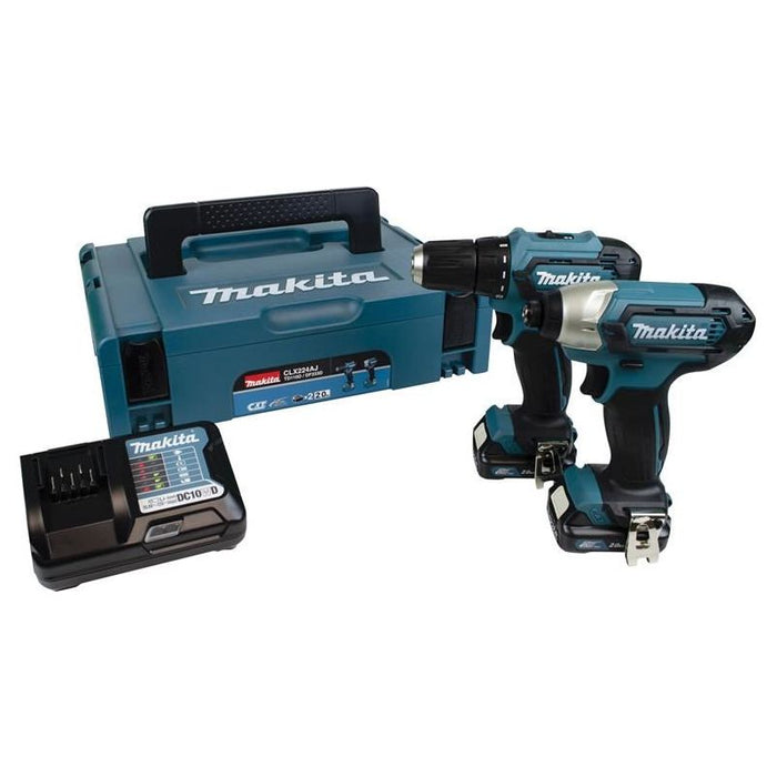Makita CLX224AJ 12Vmax CXT Twin Pack 12V 2 x 2.0Ah Makita - Town Tools