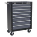 Sealey Rollcab 8 Drawer with Ball-Bearing Slides Black/Grey AP3508TB Sealey - Town Tools 