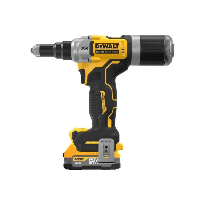 Dewalt Power Tools DCF414E2T XR 1/4in Brushless Riveter 2 x 1.7Ah POWERSTACK™ Li-ion DeWALT Power Tools - Town Tools