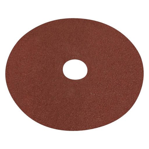 Sealey Fibre Backed Disc125mm 40Grit Pack of 25 WSD540 Sealey - Town Tools 