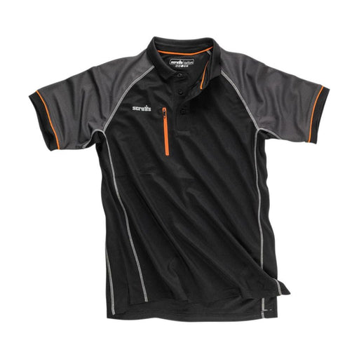 Scruffs Trade Active Polo Black L Scruffs - Town Tools 