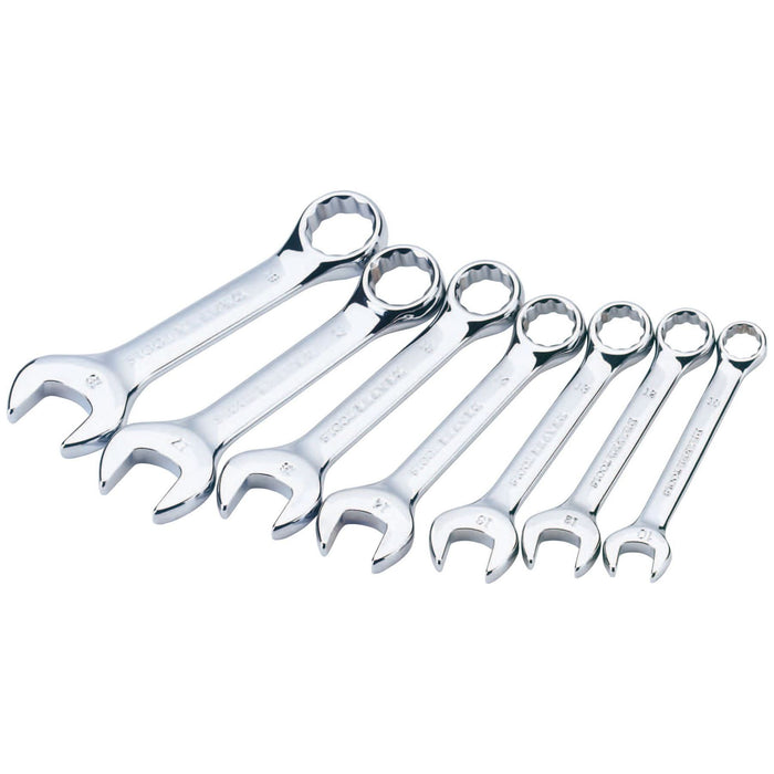 Draper HI-TORQ Metric Stubby Combination Spanner Set (7 Piece) Draper - Town Tools 