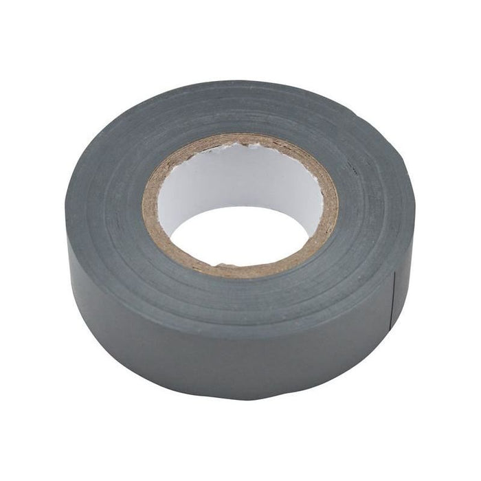 Faithfull PVC Electrical Tape Grey 19mm x 20m Faithfull - Town Tools