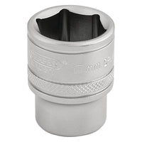 Draper 6 Point Metric Socket, 3/8" Sq. Dr., 17mm 16543