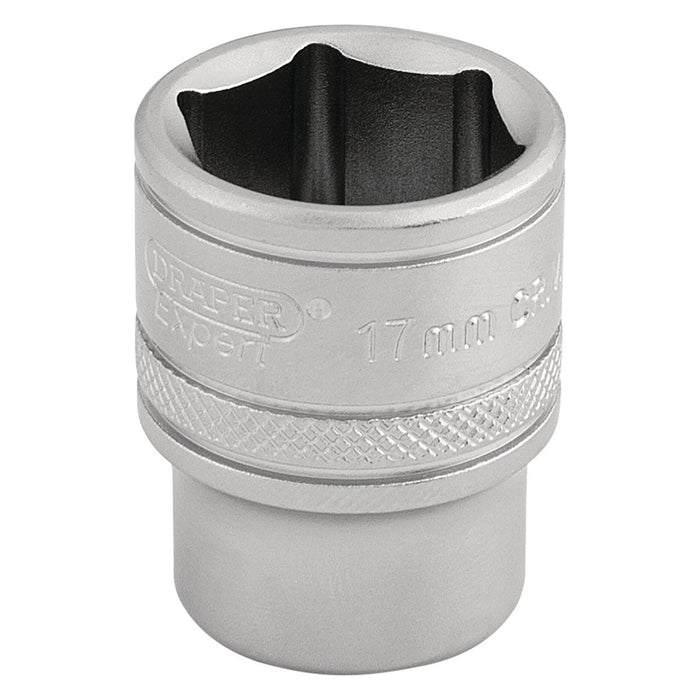 Draper 6 Point Metric Socket, 3/8" Sq. Dr., 17mm 16543 Draper - Town Tools 