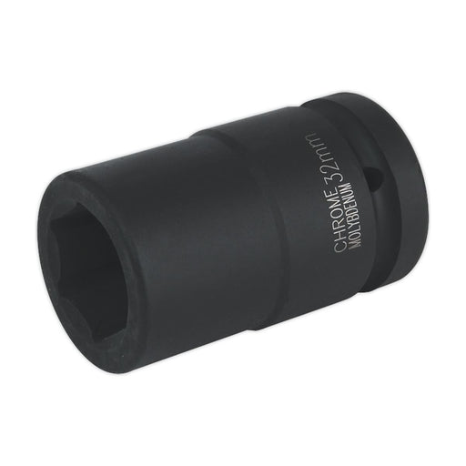 Sealey Impact Socket 32mm Deep 1"Sq Drive IS132D Sealey - Town Tools 