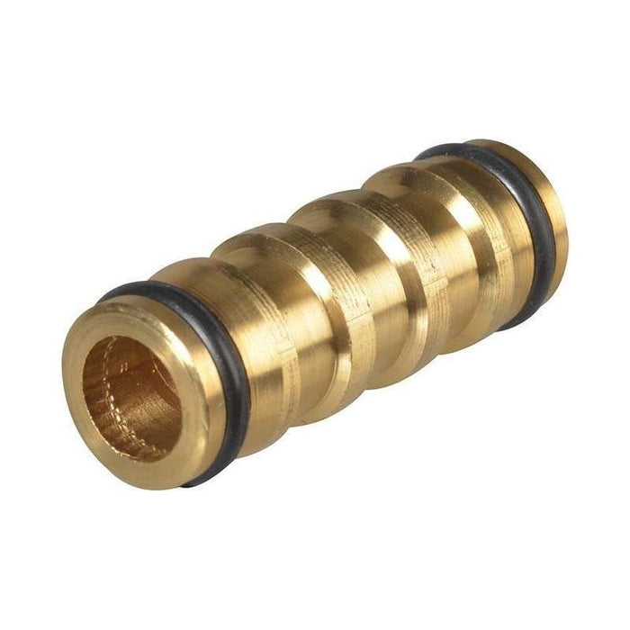 Faithfull Brass 2-Way Hose Coupling 12.5mm (1/2in) Faithfull - Town Tools