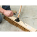 Silverline Broom Stiff Bassine 300mm (12") Silverline - Town Tools 