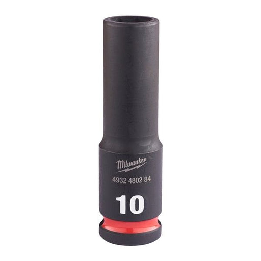 Milwaukee 10Mm 3/8 Impact Socket Deep-1Pc Ne 4932480284 Milwaukee - Town Tools