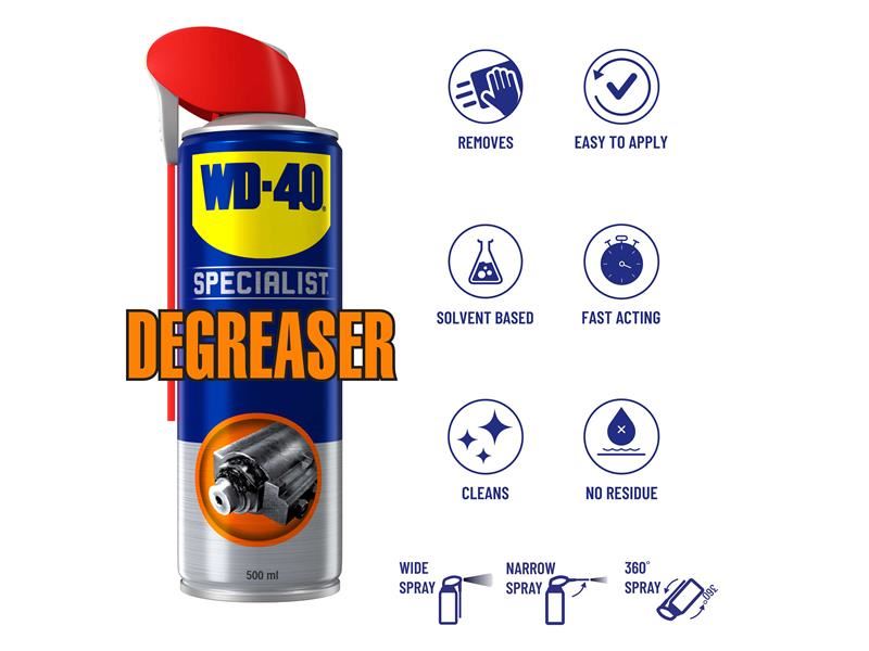 WD-40 Specialist Degreaser 500ml WD-40� - Town Tools