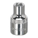 Sealey WallDrive Socket 8mm 1/2"Sq Drive Fully Polished SP1208 Sealey - Town Tools 