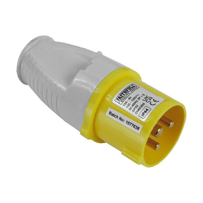 Faithfull Power Plus Yellow Plug 16A 110V Faithfull Power Plus - Town Tools