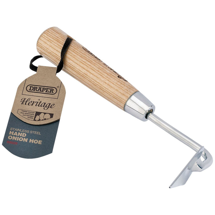 Draper Heritage Stainless Steel Onion Hoe With Ash Handle 99029 Draper - Town Tools 