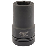 Draper Expert HI-TORQ 6 Point Deep Impact Socket, 1" Sq. Dr., 28mm