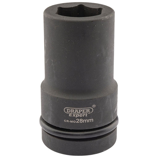 Draper Expert HI-TORQ 6 Point Deep Impact Socket, 1" Sq. Dr., 28mm Draper - Town Tools 