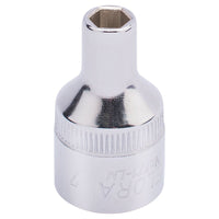 Draper Elora Hexagon Socket, 1/2" Sq. Dr., 7mm 15296
