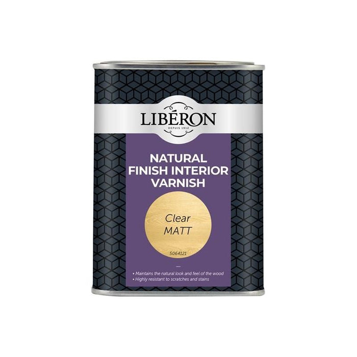 Liberon Natural Finish Interior Varnish Clear Matt 1 litre Liberon - Town Tools