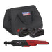 Sealey Cordless Ratchet Wrench Kit  3/8"Sq Drive 60Nm 20V 4Ah SV20 Series Sealey - Town Tools 