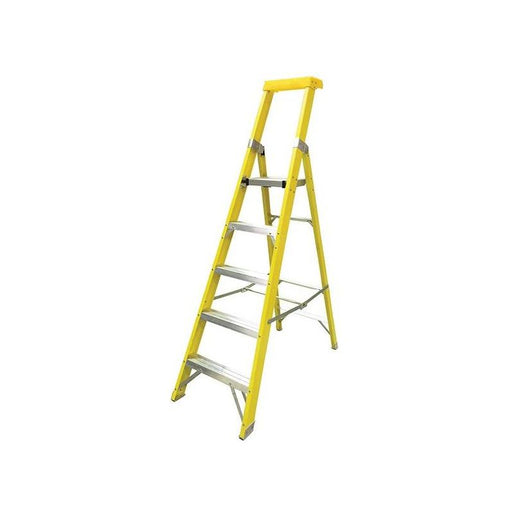 Zarges GRP Platform Steps, Platform Height 1.18m 5 Rungs Zarges - Town Tools