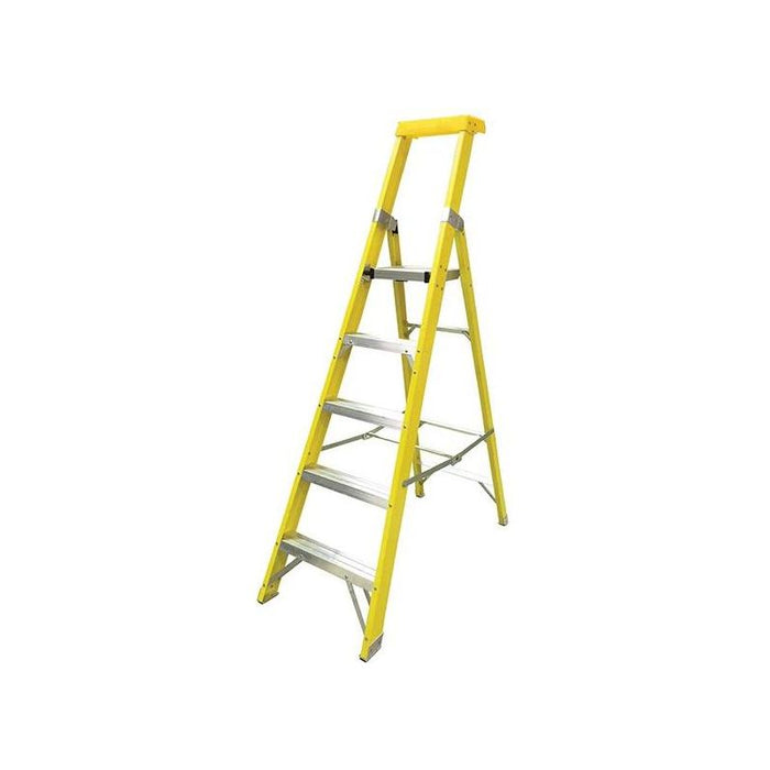 Zarges GRP Platform Steps, Platform Height 1.18m 5 Rungs Zarges - Town Tools