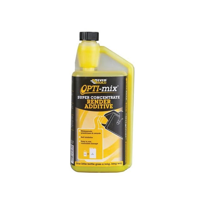 Everbuild Sika Opti-Mix 3-in-1 Render Additive 1 Litre Everbuild Sika - Town Tools