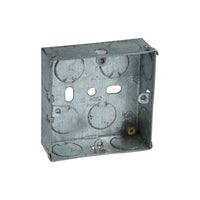 Axiom Electrical Metal Switch Box 16mm (Pack 20)