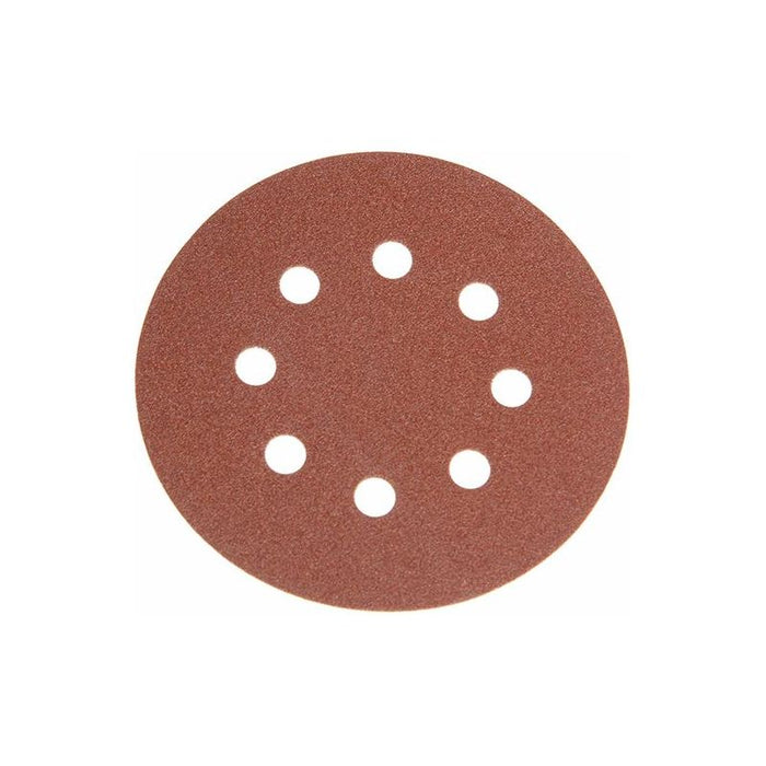 Faithfull Hook & Loop Sanding Disc DID3 Holed 125mm x 60G (Pack 25) Faithfull - Town Tools