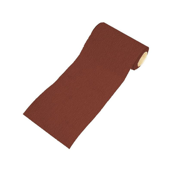 Faithfull Aluminium Oxide Sanding Paper Roll Red Heavy-Duty 115mm x 5m 80G Faithfull - Town Tools