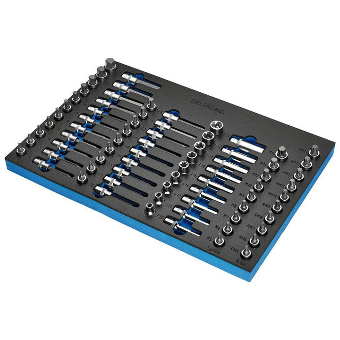 Bunker Torx, Hexagon, E-Torx, Multi-Tooth/Spline, Ribe Socket Set, 1/2" Sq. Dr.
