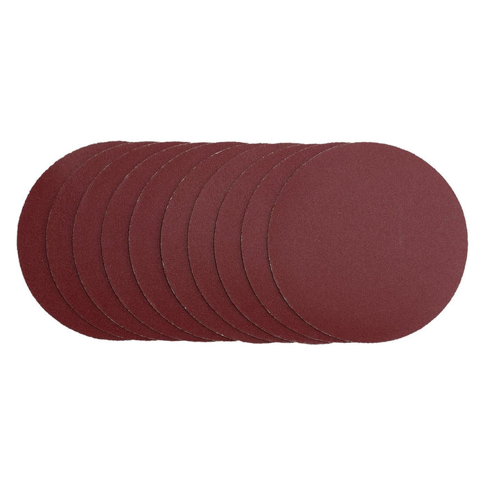 Draper Sanding Discs, 125mm, Hook & Loop, 240G (Pack of 10) 03156 Draper - Town Tools 