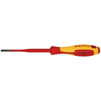 Draper Knipex 98 20 40 SL VDE Insulated Slotted Screwdriver, 4.0 x 100mm - Slim