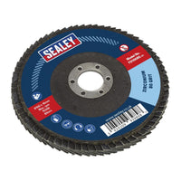 Sealey Flap Disc Zirconium100mm16mm Bore 80Grit FD10080