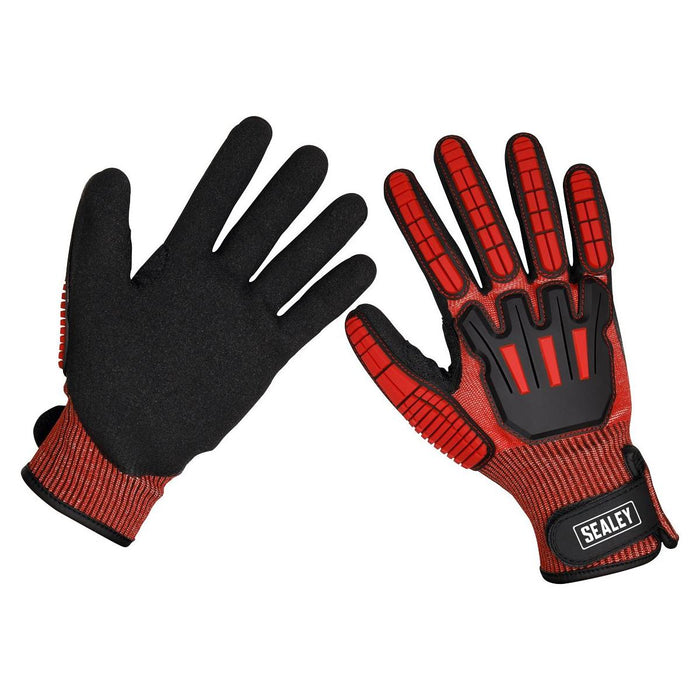 Sealey Cut & Impact Resistant Gloves X-Large Pair SSP38XL Sealey - Town Tools 