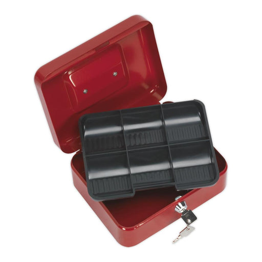 Sealey Key Lock Cash Box 200 x 160 x 90mm SCB2 Sealey - Town Tools 