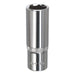 Sealey WallDrive Socket 16mm Deep 3/8"Sq Drive Fully Polished SP3816D Sealey - Town Tools 