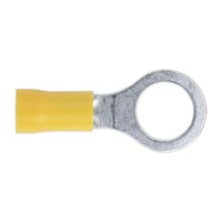 Sealey Easy-Entry Ring Terminal 10.5mm (3/8") Yellow Pack of 100 YT16