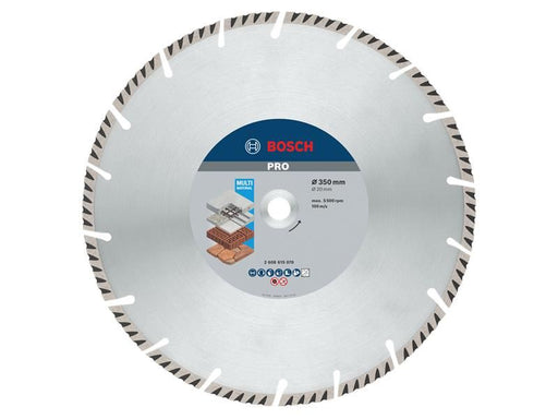 Bosch Powertool Accessories PRO Multi Material Diamond Cutting Disc 350 x 20mm Bosch Powertool Accessories - Town Tools