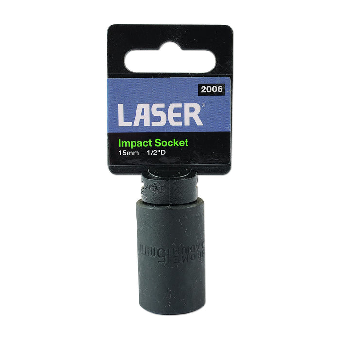 Laser Impact Socket 1/2"D 15mm 2006