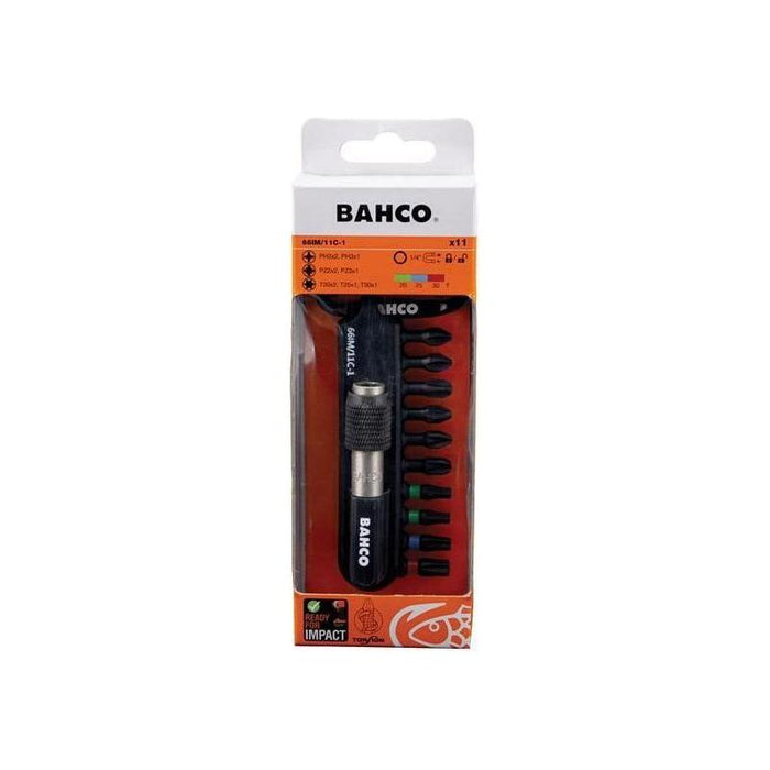 Bahco 66IM/11C-1 Heavy-Duty Torsion Bit Set, 11 Piece Bahco - Town Tools