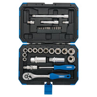 Draper Metric Socket Set, 3/8" Sq. Dr. (34 Piece) 89558