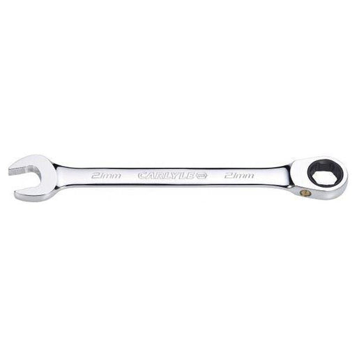 Carlyle Hand Tools Flat Ratcheting Wrench Stnd Length-21mm RW021M Caryle Tools - Town Tools 